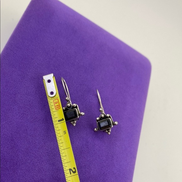 💛 Elegant 925 Black Onyx Earrings - Picture 2 of 4